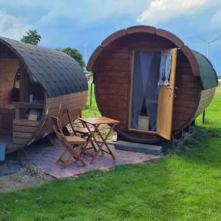Luxury tent Schlaffass *