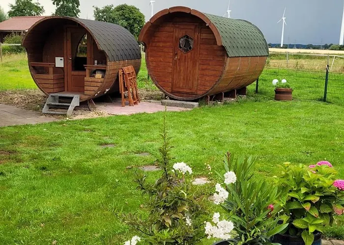 Luxe tent Schlaffass *