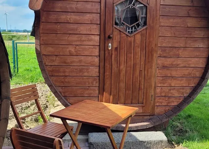 Luxe tent Schlaffass